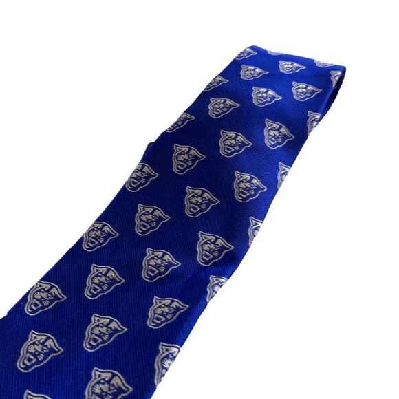 Vesi Neckwear University of Kentucky Blue White wild cat 3" Men's SIlk Neck  Tie - Picture 3 of 7